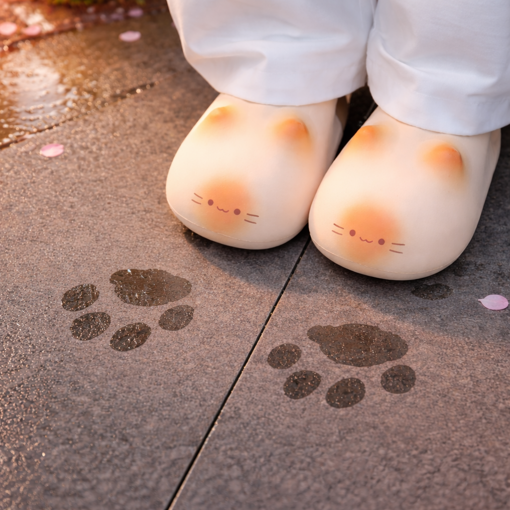 PawlyPrints - Cat Paw Print Slippers